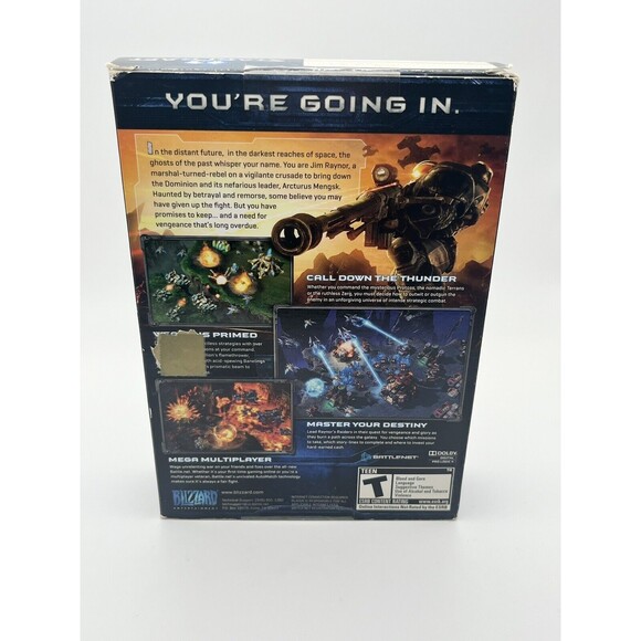 StarCraft 2 II : Wings of Liberty (Windows PC, 2010) Complete in Box CIB Used - Picture 3 of 10